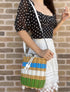 Kate Spade Buoy Wicker Medium Bucket Shoulder Crossbody Drawstring Bag Multi kate spade Handbags & Purses