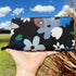 Kate Spade Jae Bold Bloom Continental Zip Around Wallet Black Floral Canvas kate spade Wallets