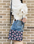 Kate Spade Leather Eva Seaside Blooms Chain Crossbody Bag Navy kate spade Handbags & Purses