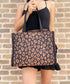 Kate Spade Sam Leopard Medium Tote The Little Better Nylon Black Multi kate spade Handbags & Purses