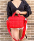 Kate Spade Softwhere Quilted Leather Mini Tote Crossbody Bright Red kate spade Handbags & Purses