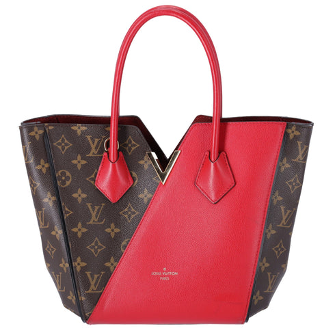 Louis Vuitton Monogram Kimono MM Brown Red Tote Bag Canvas Shoulder Bag M40459 Louis Vuitton Handbags & Purses