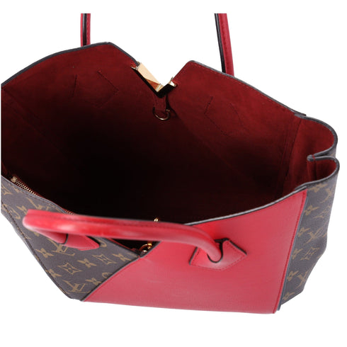 Louis Vuitton Monogram Kimono MM Brown Red Tote Bag Canvas Shoulder Bag M40459 Louis Vuitton Handbags & Purses