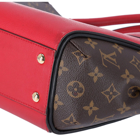 Louis Vuitton Monogram Kimono MM Brown Red Tote Bag Canvas Shoulder Bag M40459 Louis Vuitton Handbags & Purses