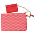 Michael Kors Jet Set Large 2 In 1 Card Case Wristlet Clutch Dark Sangria MK Michael Kors Handbags & Purses