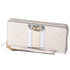 Michael Kors Jet Set Large Continental Wristlet Center Stripe MK Pale Gold Michael Kors Wallets