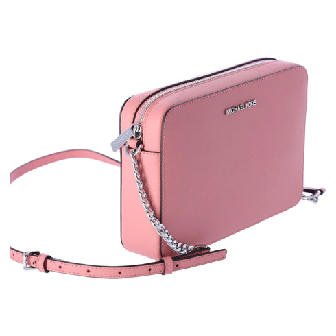 Michael Kors Jet Set Large East West Saffiano Leather Crossbody Bag Primrose Michael Kors Handbags & Purses
