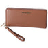 Michael Kors Jet Set Travel Large Continental Pebbled Leather Wallet Luggage Michael Kors Wallets