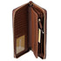 Michael Kors Jet Set Travel Large Continental Pebbled Leather Wallet Luggage Michael Kors Wallets
