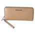 Michael Kors Jet Set Travel Large Continental Wallet Embossed Camel Michael Kors Wallets