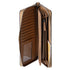 Michael Kors Jet Set Travel Large Continental Wallet Embossed Camel Michael Kors Wallets