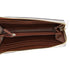 Michael Kors Jet Set Travel Large Logo Quarter Zip wallet Vanilla MK Signature Michael Kors Wallets