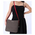 Michael Kors Jet Set Travel Large Messenger Bag Crossbody Brown MK Bright Red Michael Kors Handbags & Purses