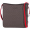 Michael Kors Jet Set Travel Large Messenger Bag Crossbody Brown MK Bright Red Michael Kors Handbags & Purses