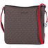 Michael Kors Jet Set Travel Large Messenger Bag Crossbody Brown MK Bright Red Michael Kors Handbags & Purses