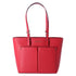 Michael Kors Jet Set Travel Medium Double Pocket Tote Vegan Leather Bright Red Michael Kors Handbags & Purses