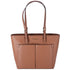 Michael Kors Jet Set Travel Medium Vegan Leather Double Pocket Tote Luggage Michael Kors Handbags