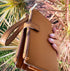 Michael Kors JetSet DoubleZip WristletLeather PhoneWallet LuggageBrown Michael Kors Wallets