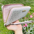 Michael Kors JetSet Large ContinentalWallet Wristlet MK Vanila PinkBlush Michael Kors Wallets