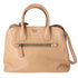 PRADA Logo Handbag BN2554 Beige Saffiano Cuir Leather PRADA Handbags