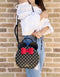 Disney x Kate Spade Minnie Mouse Round Crossbody Bag Black Multi Polka Dot kate spade Handbags & Purses