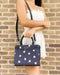 Kate Spade Staci Small Leather Satchel Crossbody Orchard Toss Blazer Blue Multi kate spade Handbags & Purses