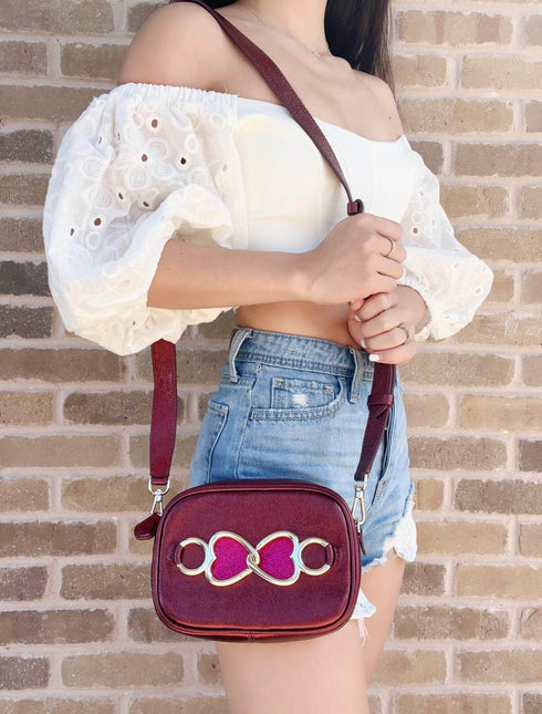 Kate Spade x Naomi Watanabe Small Camera Bag Crossbody Metallic Red Multi kate spade Handbags & Purses