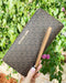 Michael Kors Jet Set Travel Continental Long Wallet Wristlet Brown 2019 - Gaby's Bags